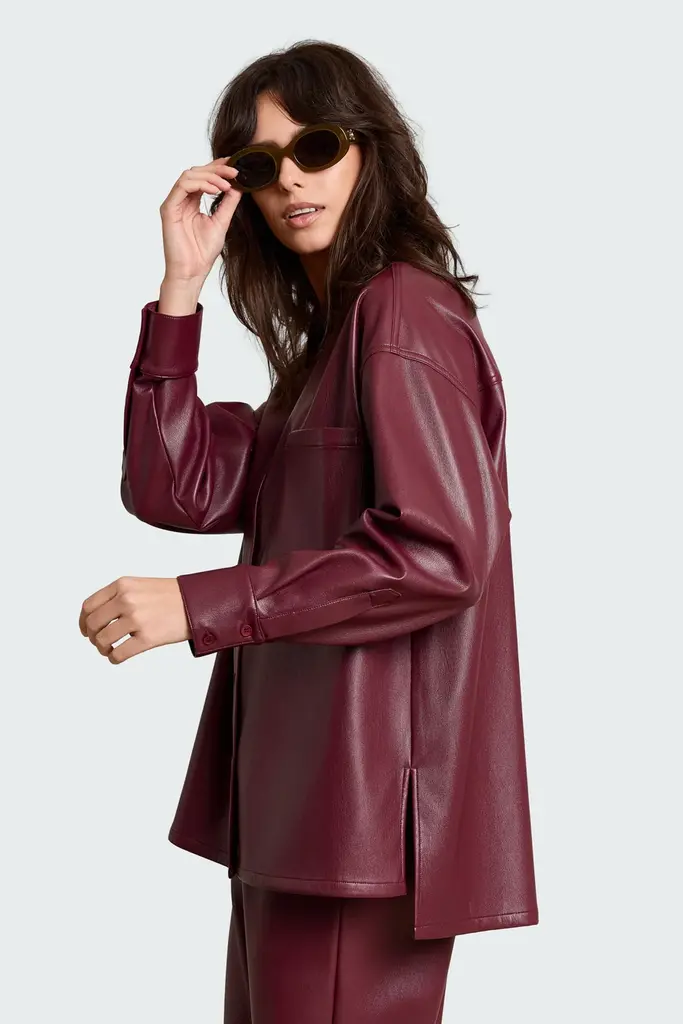 Studio Clique Selma Vest - Burgundy