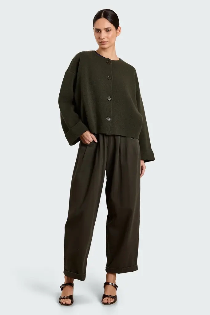 Studio Clique Gitta Pants - Vintage Military