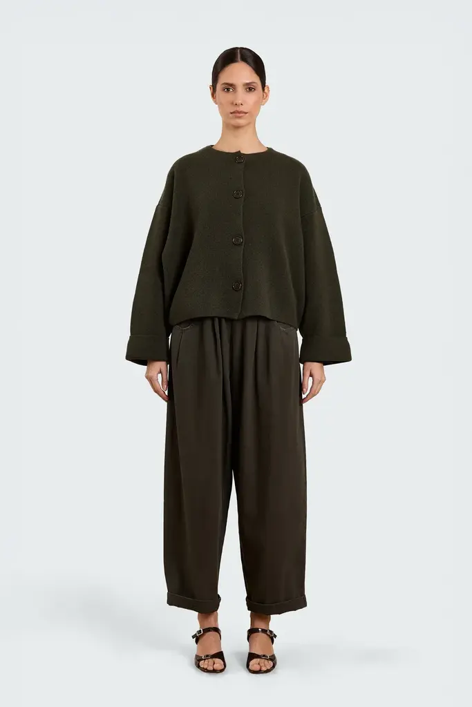 Studio Clique Gitta Pants - Vintage Military