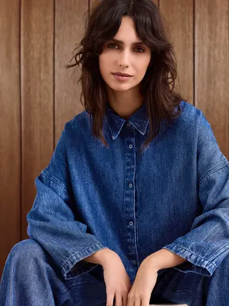Studio Clique Alma Shirt - Vintage Blue
