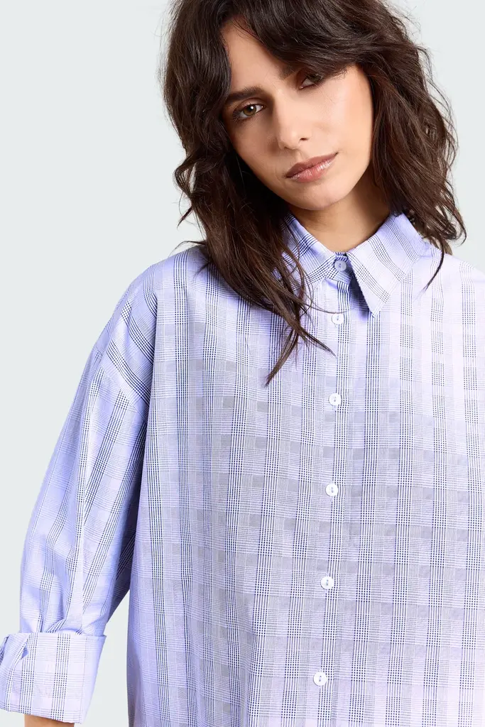 Studio Clique Laura Shirt - Bic Blue Check