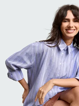 Studio Clique Laura Shirt - Bic Blue Check