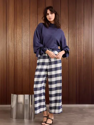 Studio Clique Pommeline Pants - Navy/White