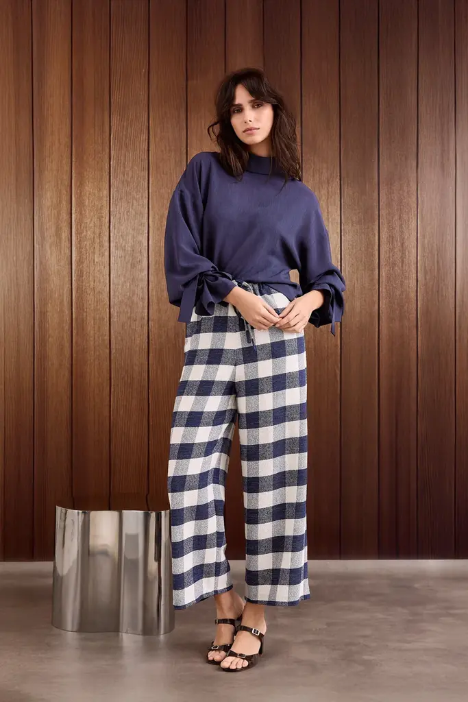 Studio Clique Pommeline Pants - Navy/White