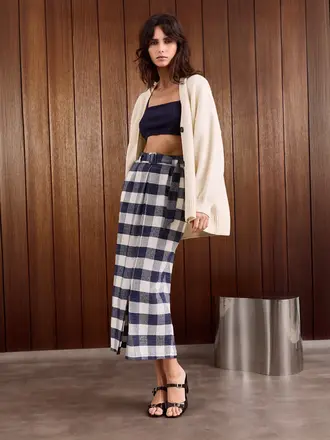Studio Clique Elise Skirt - Navy/White