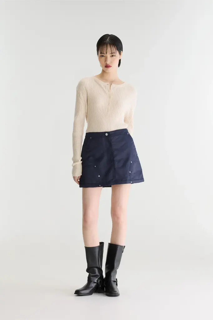 Bellerose Jeezy Skirt - Navy