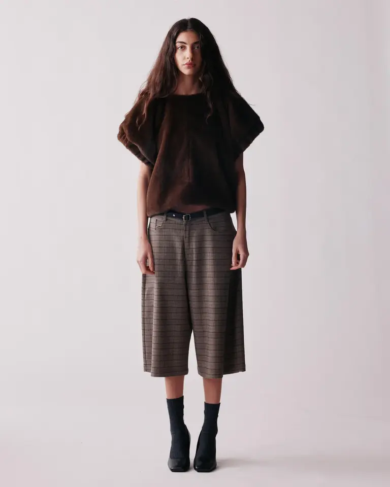 JOHNY Carlie Bermuda - Brown Check