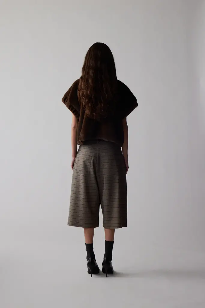 JOHNY Carlie Bermuda - Brown Check