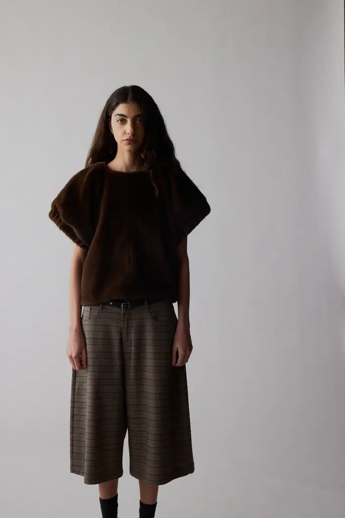 JOHNY Carlie Bermuda - Brown Check