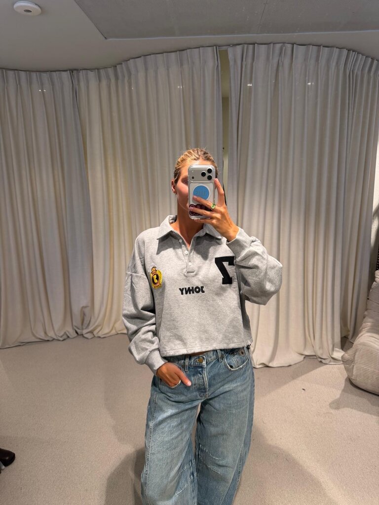 JOHNY Mellie Polo - Grey/Patch