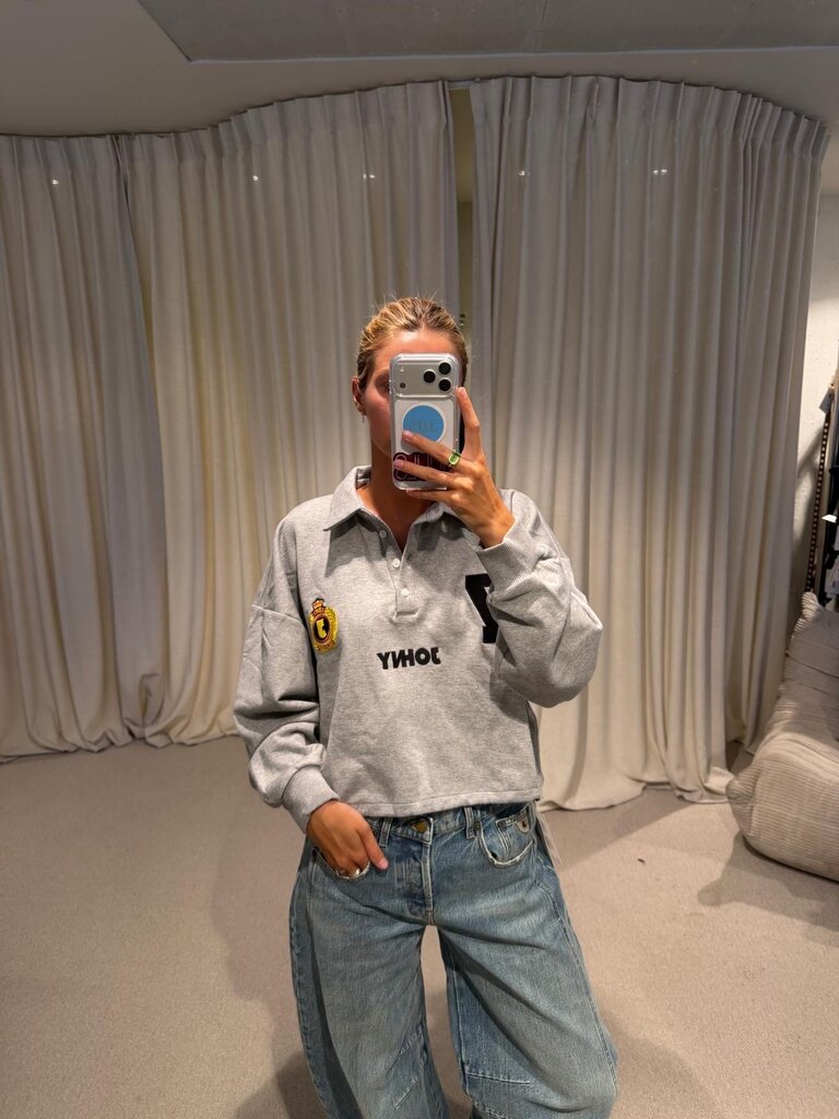 JOHNY Mellie Polo - Grey/Patch