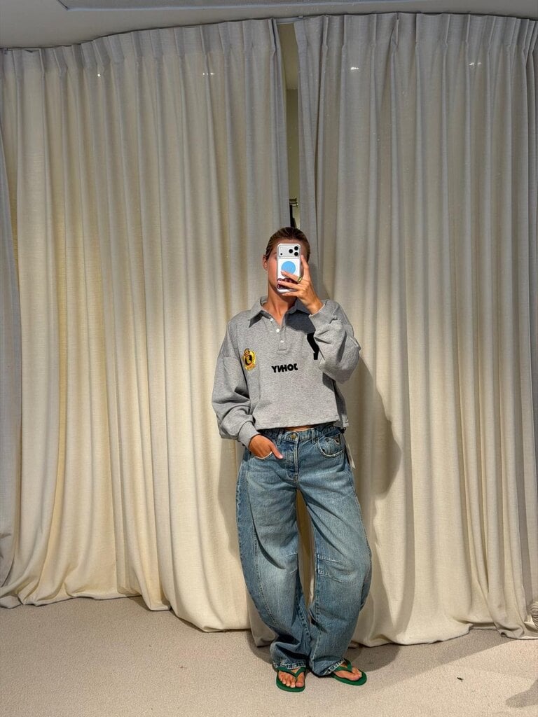 JOHNY Mellie Polo - Grey/Patch