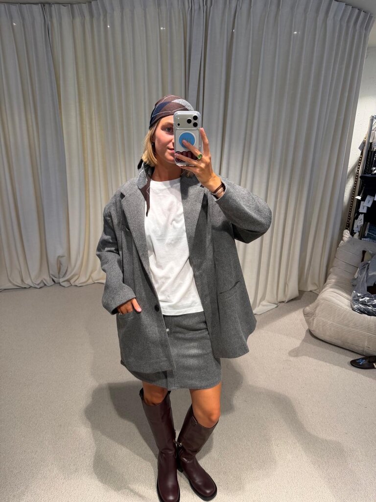 JOHNY Judy Mini Skirt - Grey