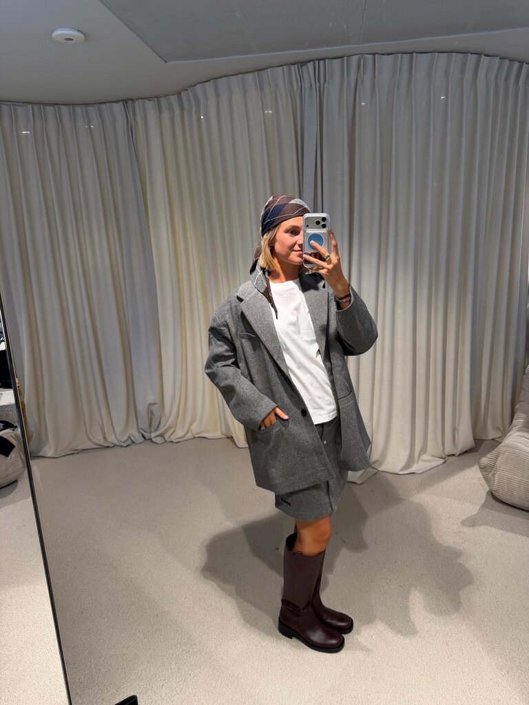 JOHNY Judy Mini Skirt - Grey