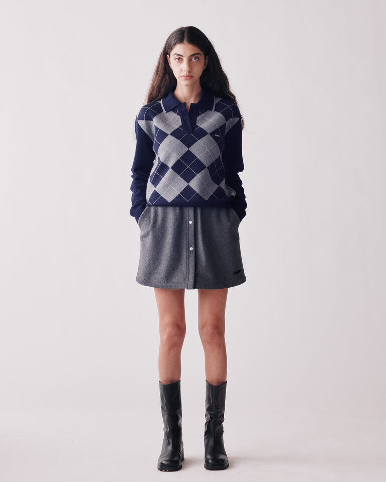 JOHNY Judy Mini Skirt - Grey