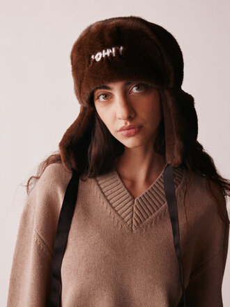 JOHNY Chapka Hat - Brown