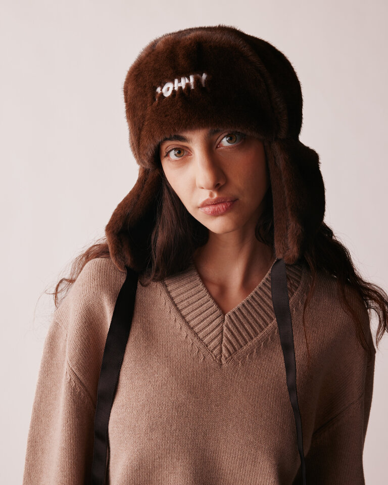 JOHNY Chapka Hat - Brown