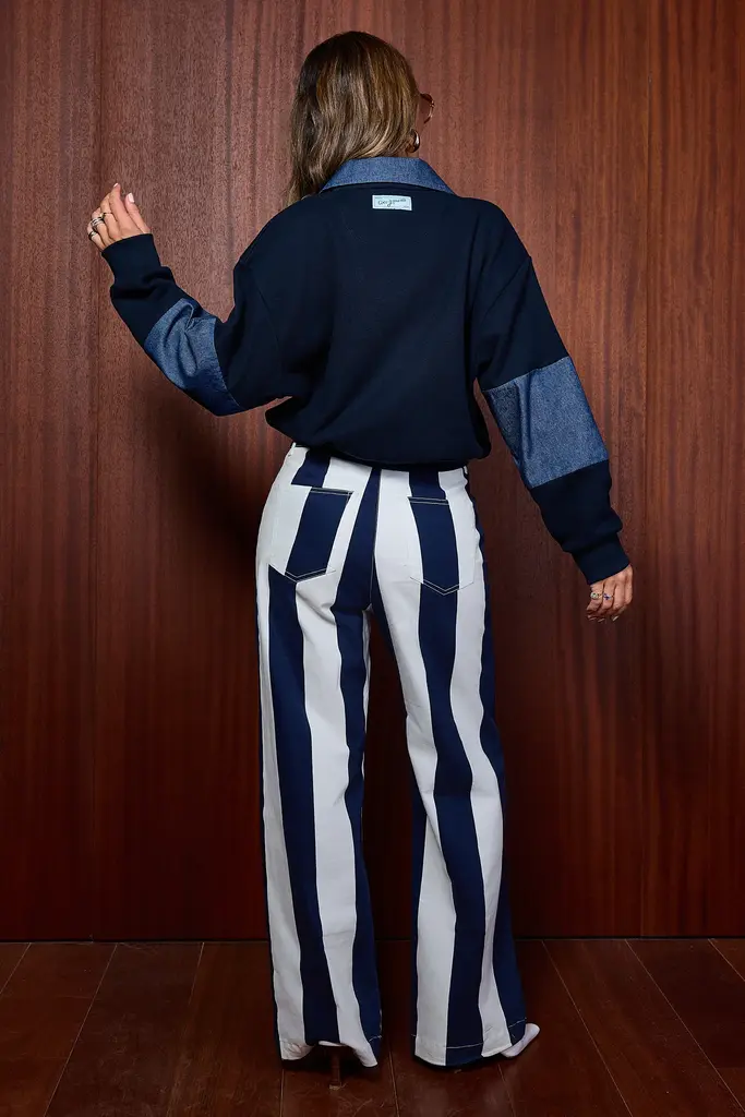 COCO Y MARIA Loma Polo - Navy Denim