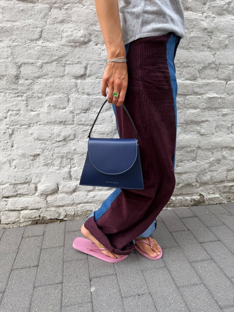 AMANDINE Joan pants - Bordeaux/ denim