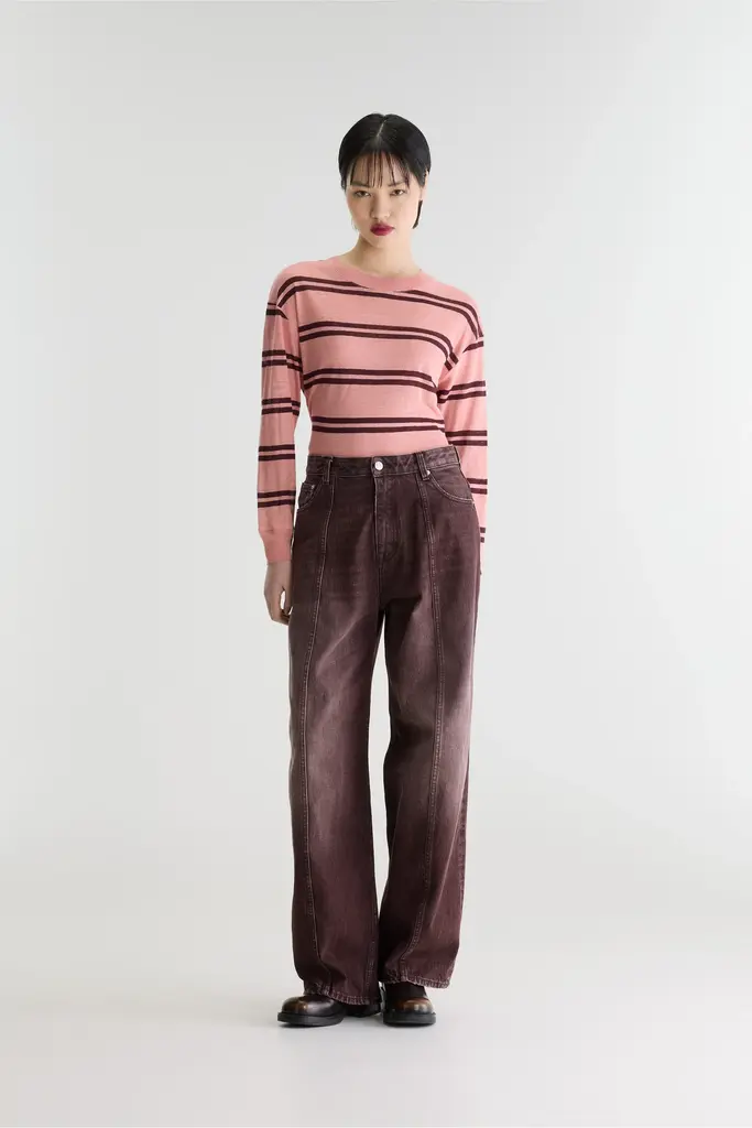Bellerose Perl Jeans - Used Burgundy