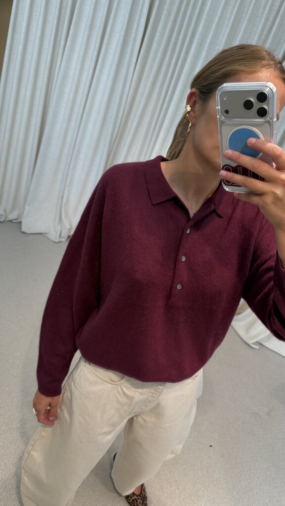 Raff Collective Polo Polo - Burgundy