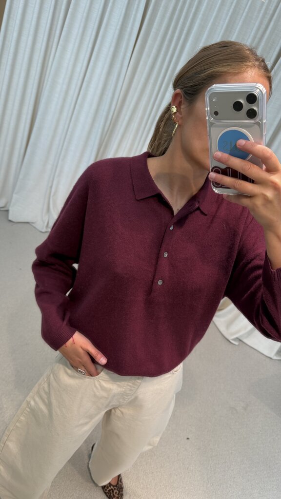 Raff Collective Polo Polo - Burgundy