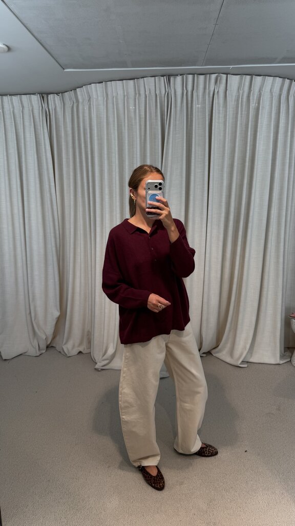 Raff Collective Polo Polo - Burgundy