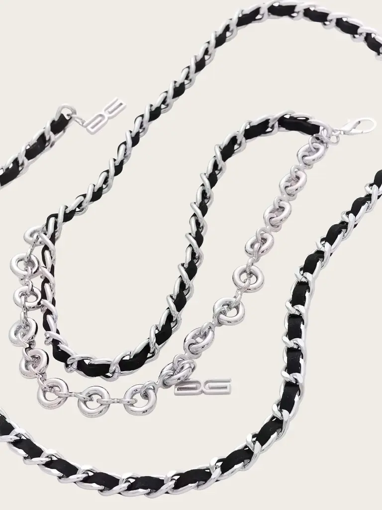 Gestuz Zinnia Chain Belt - Silver