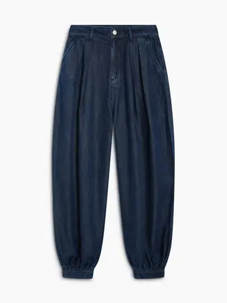 The New Society TNS Harem Pants - Dark Blue Denim