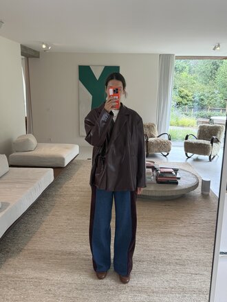 AMANDINE Annie blazer - Bordeaux