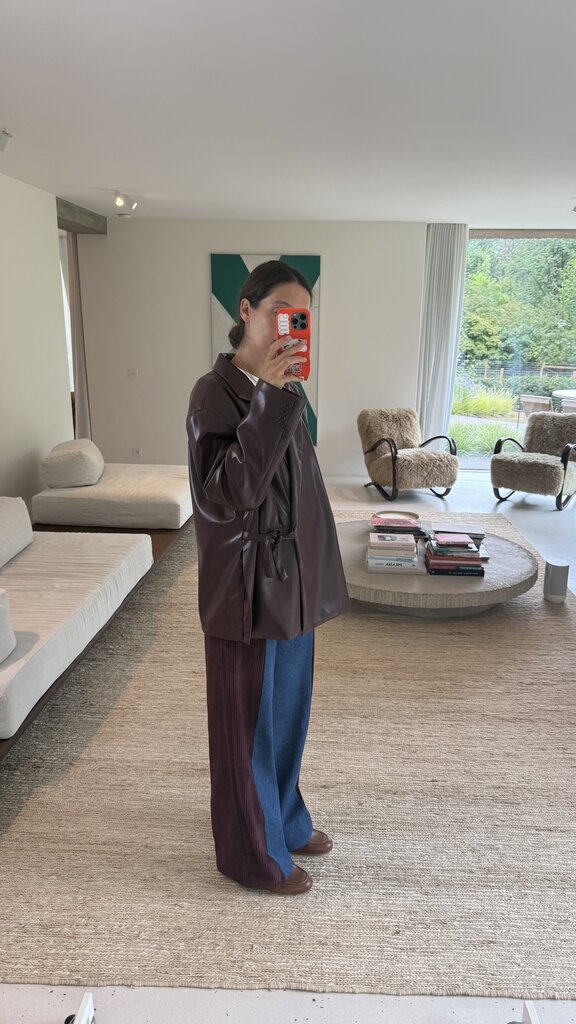 AMANDINE Annie blazer - Bordeaux