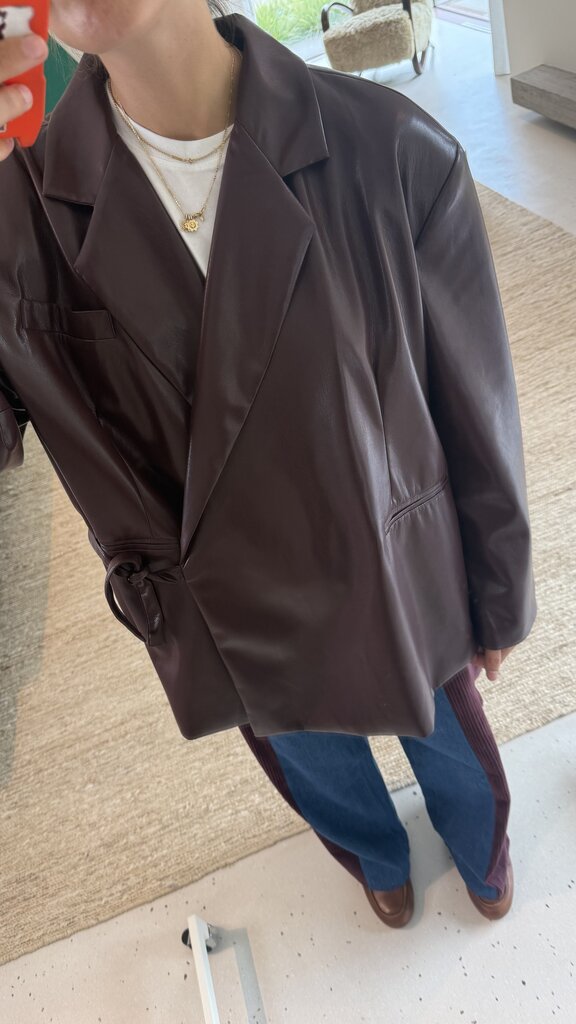 AMANDINE Annie blazer - Bordeaux