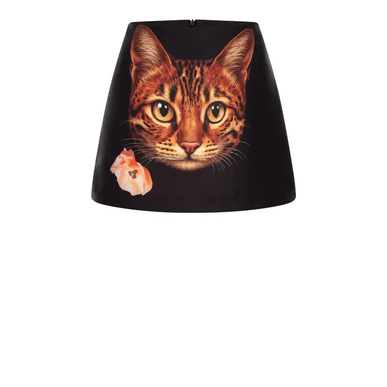 AVDW Catty Tafta Mini Skirt - Black