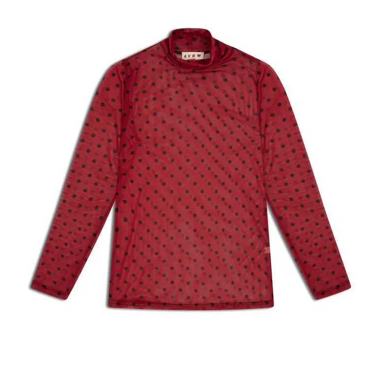 AVDW Fay Mesh Top - Red