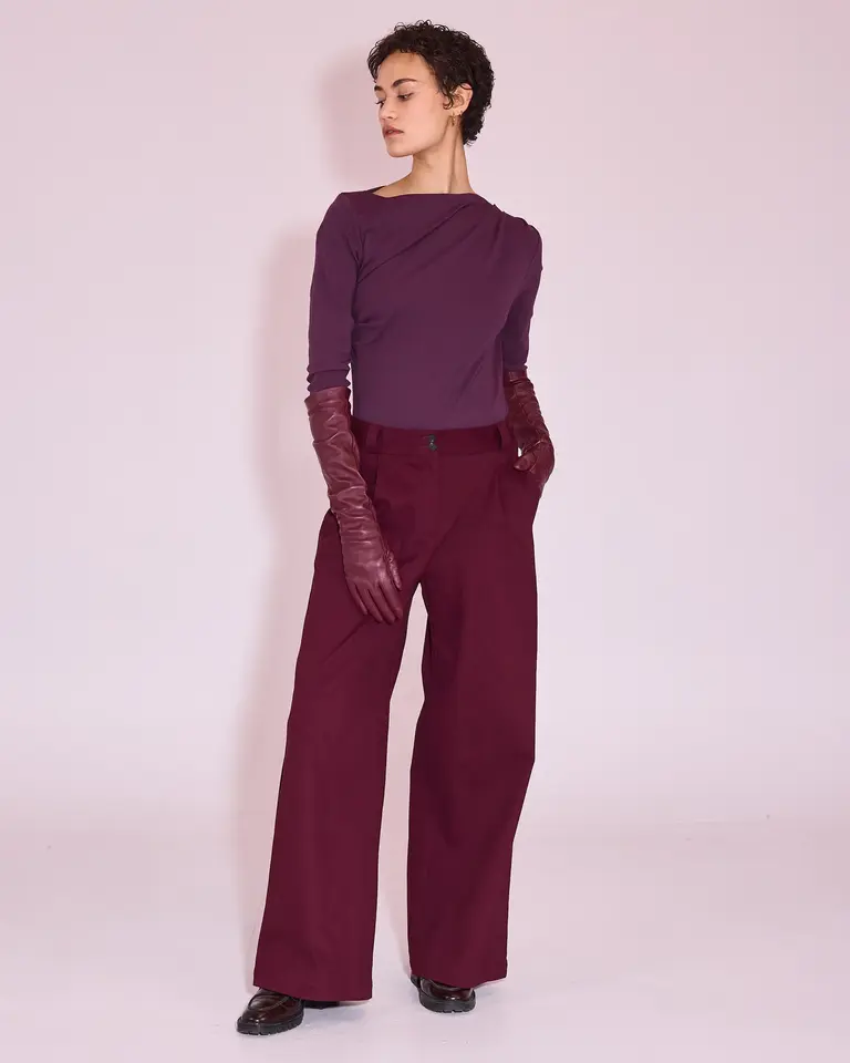 Nathalie Vleeschouwer Elaine Blouse - Plum