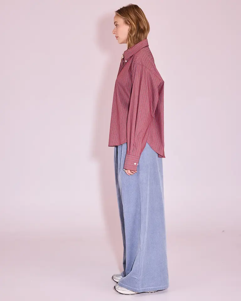 Nathalie Vleeschouwer Hermine Blouse - Rosewood/Blue