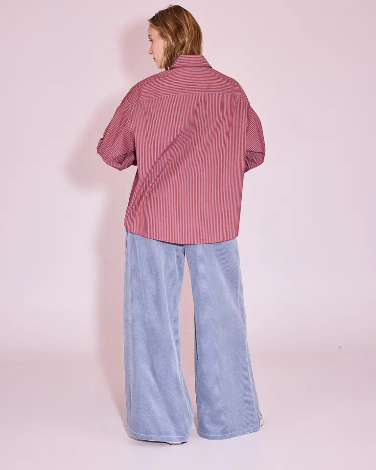 Nathalie Vleeschouwer Hermine Blouse - Rosewood/Blue