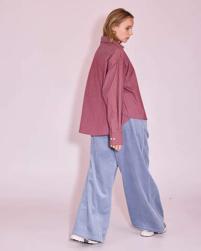 Nathalie Vleeschouwer Hermine Blouse - Rosewood/Blue