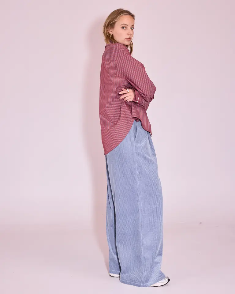 Nathalie Vleeschouwer Hermine Blouse - Rosewood/Blue
