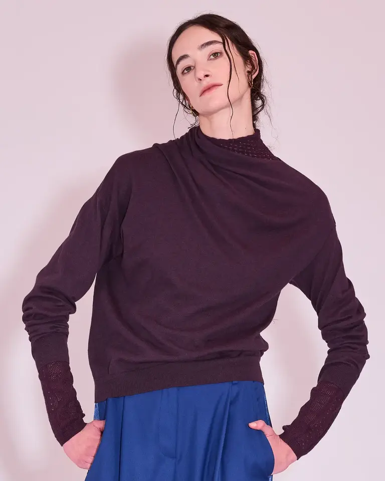Nathalie Vleeschouwer Jerez Knit - Grape