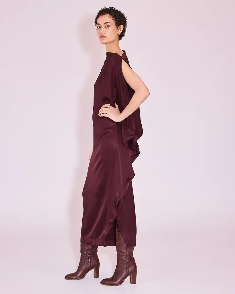 Nathalie Vleeschouwer Janne Dress - Burgundy