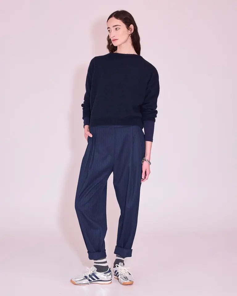 Nathalie Vleeschouwer Jérome Pants - Blue/Black Stripes