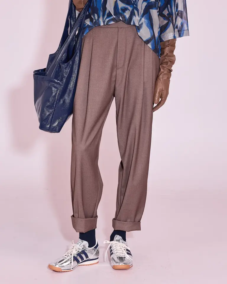 Nathalie Vleeschouwer Jérome Pants - Taupe Melee