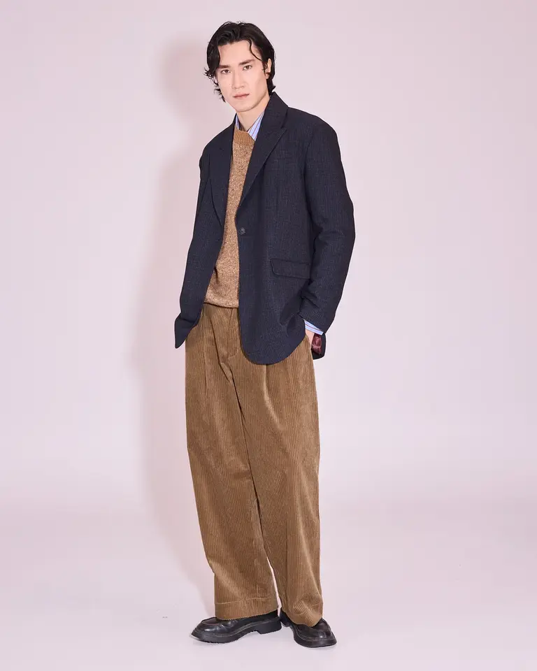 Nathalie Vleeschouwer Jean-Paul Blazer - Navy/Multi Check