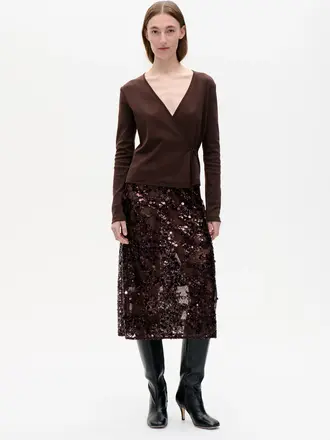 Baum und Pferdgarten Shania Skirt - Coffee Bean Brown