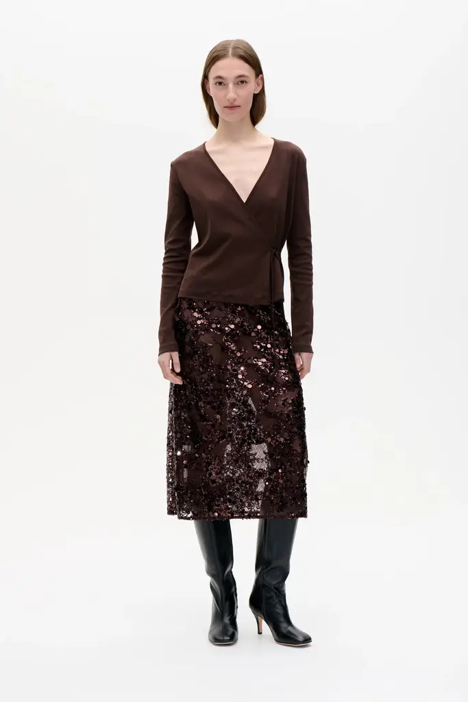 Baum und Pferdgarten Shania Skirt - Coffee Bean Brown