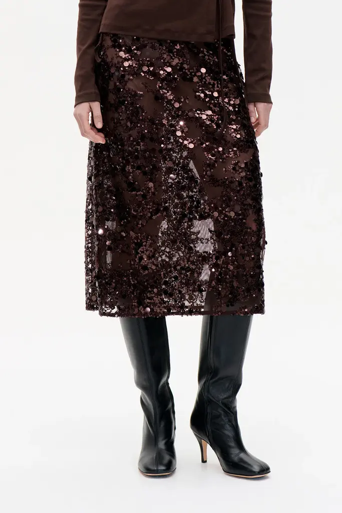 Baum und Pferdgarten Shania Skirt - Coffee Bean Brown