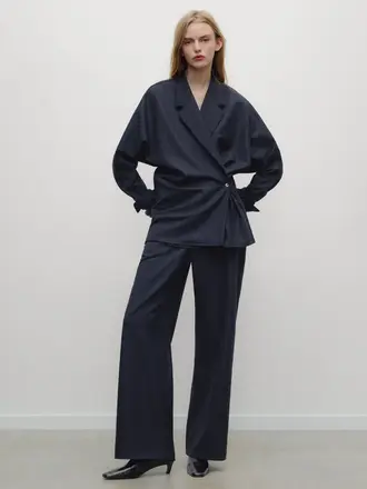 The New Society Faith Pants - Black Iris