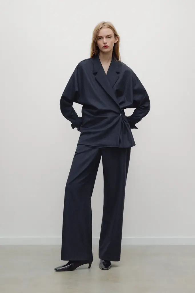 The New Society Faith Pants - Black Iris