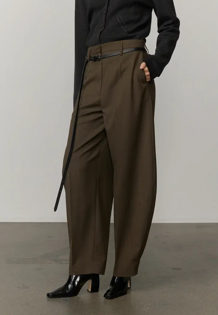 Birgitte Herskind Dante Mid Waits Pants - Khaki